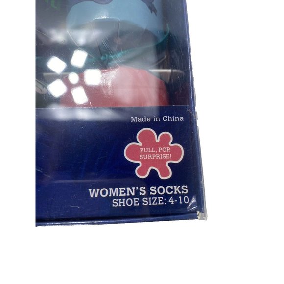 New Disney Lilo and Stitch Party Crackers Women’s Various Socks Bundle Size 4-10 - Picture 9 of 9